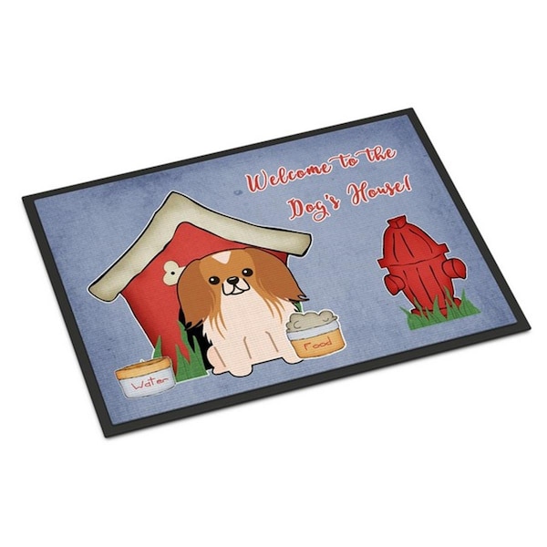 Carolines Treasures Dog House Collection Pekingnese Red White Indoor or Outdoor Mat, 24 x 0.25 x 36 in. BB2857JMAT - main